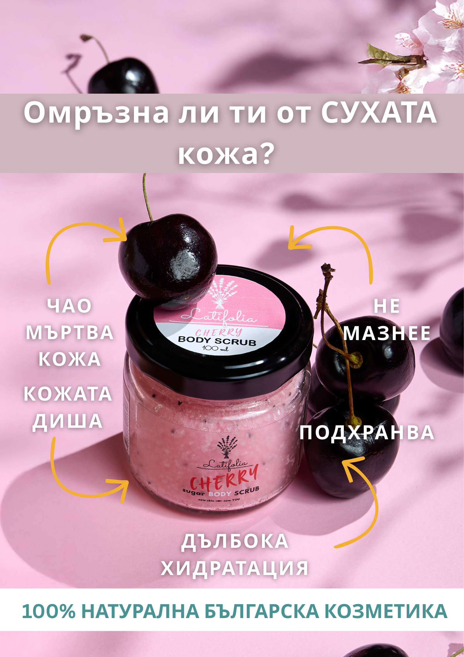 Cherry & Coconut Body Scrub