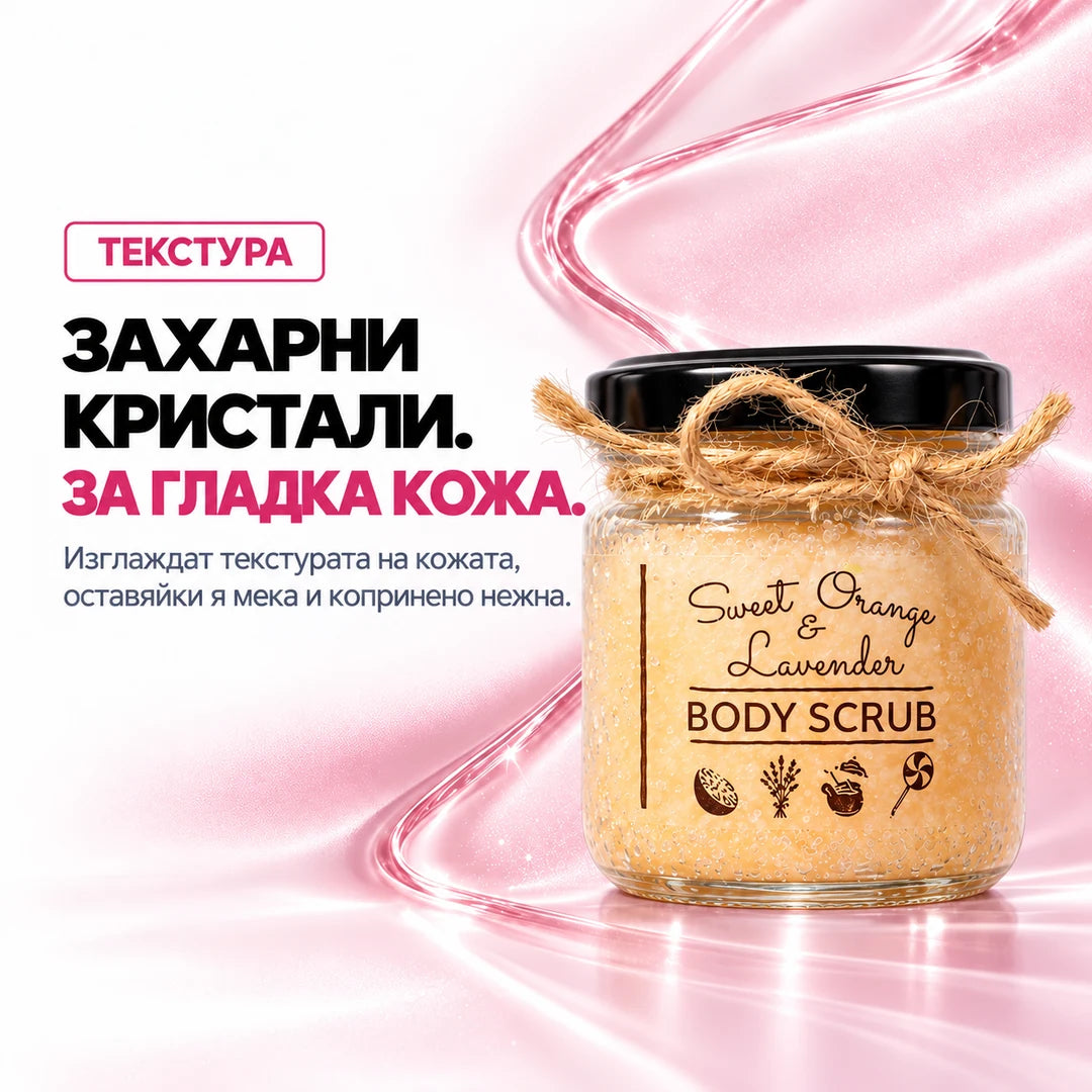 Захарни кристали за гладка кожа