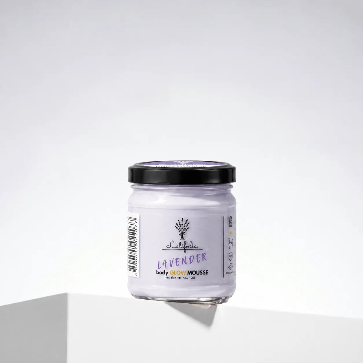 Body Mousse with Lavender and Shimmer