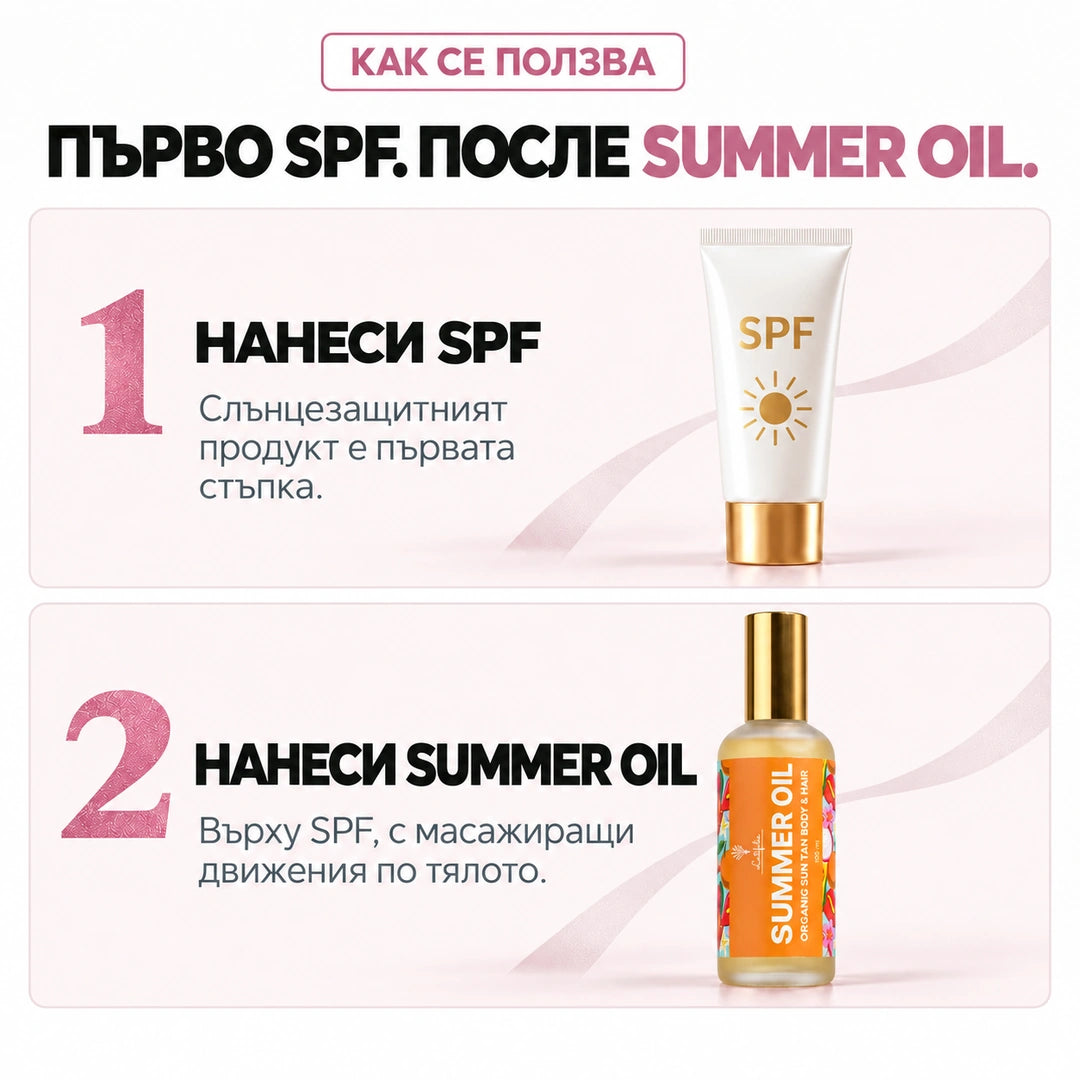Как се ползва Summer Oil