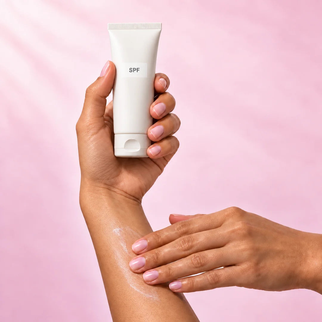 Нанасяне на SPF върху кожата