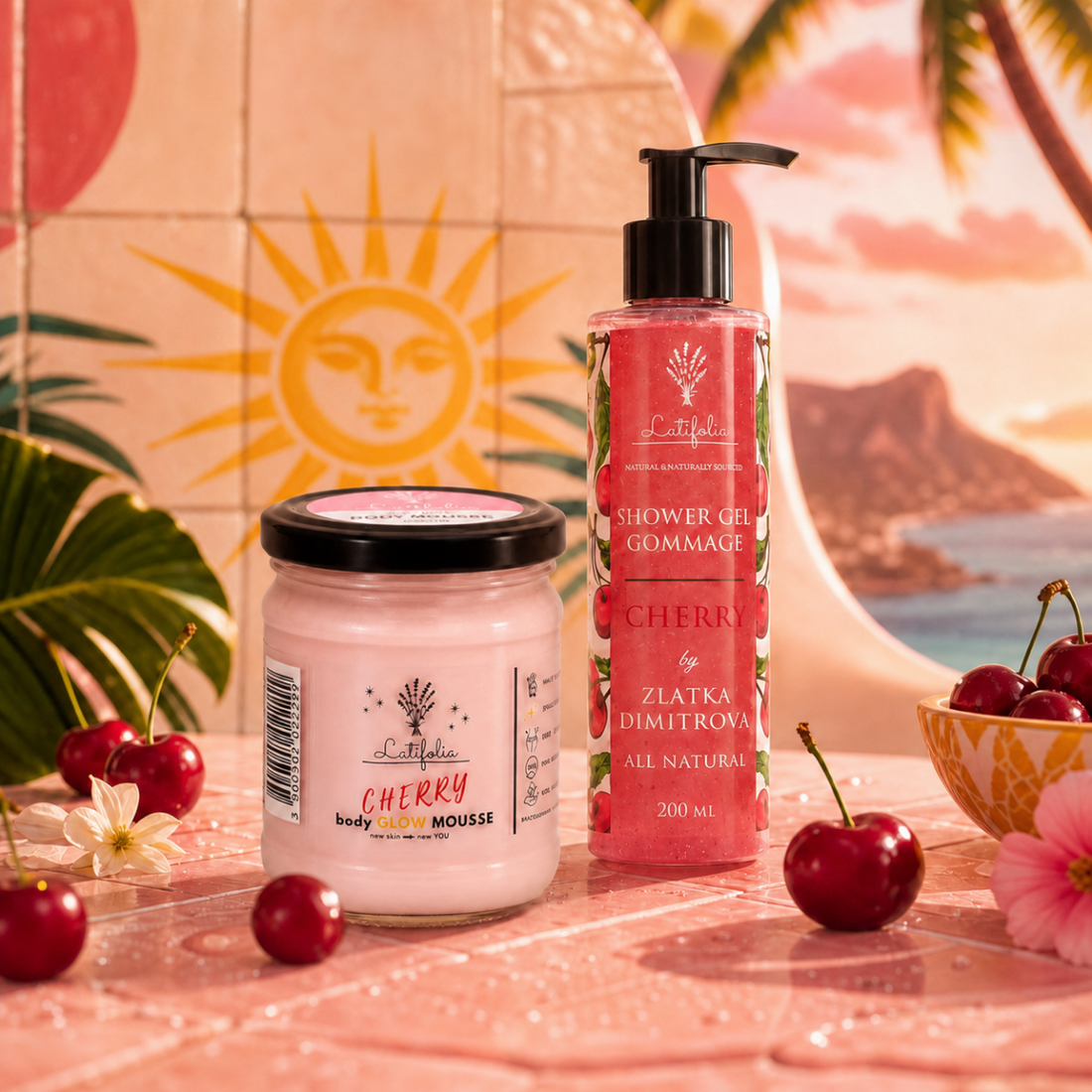 CHERRY GLOW RITUAL- ритуал за чиста, гладка и хидратирана кожа 🍒