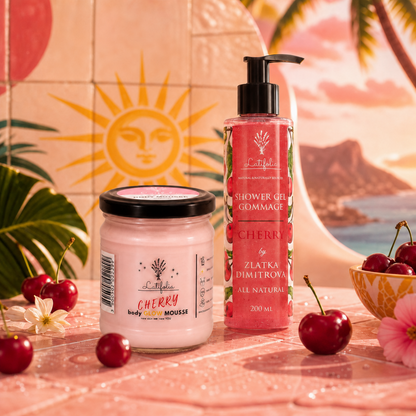 CHERRY GLOW RITUAL- ритуал против суха и лющеща се кожа 🍒