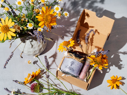 Gift Box "S" - Lavender/Cherry