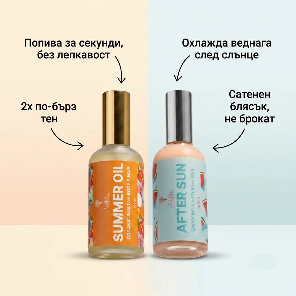 Summer Oil и After Sun Milk, основни ползи