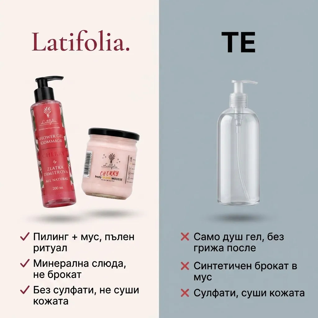 Latifolia срещу масови брандове, сравнение