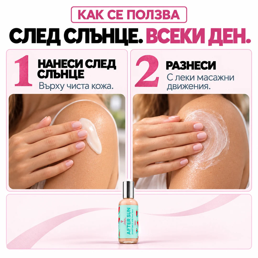 Как се ползва After Sun Milk
