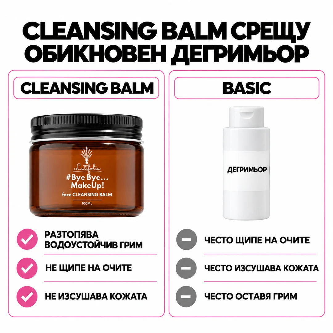 Cleansing Balm срещу обикновен дегримьор