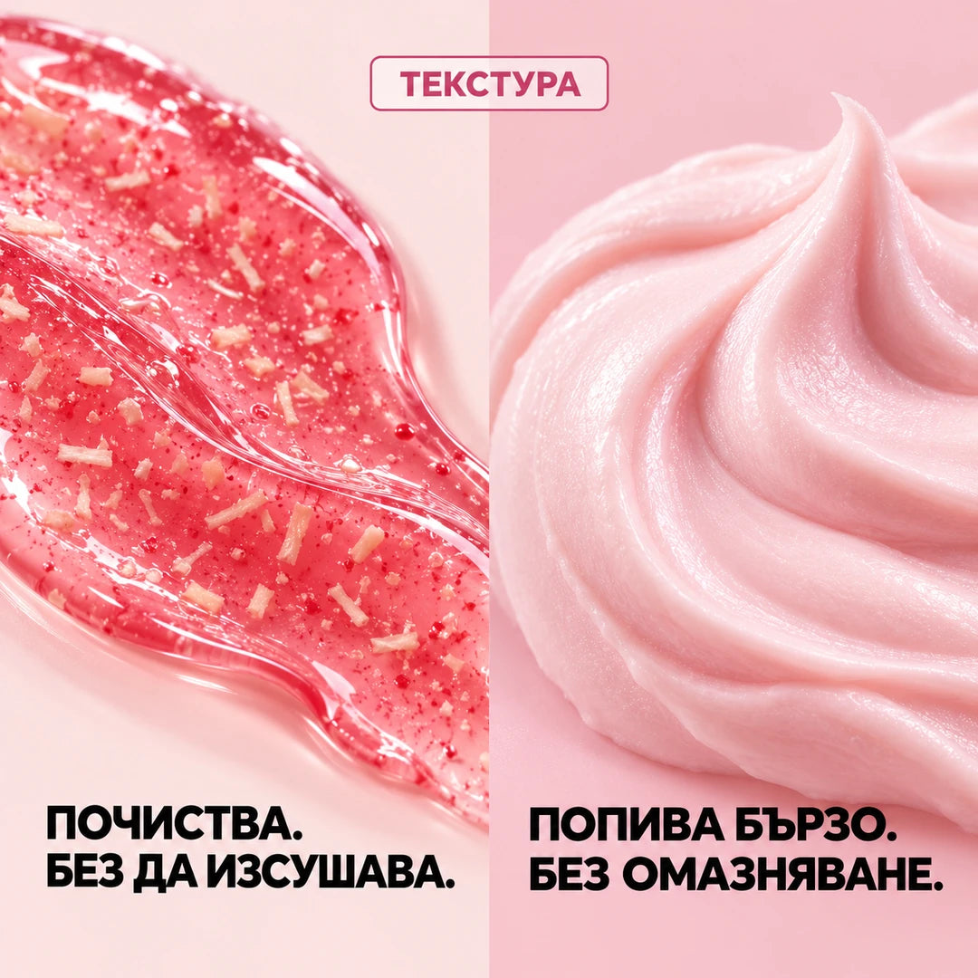 Текстурата на гела и муса