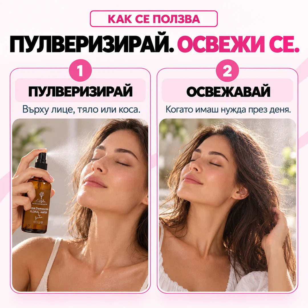 Как се ползва розовата вода